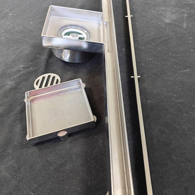 Narrow-Edge Linear Floor Drain with Inspection Function, Anti-Odor, and Anti-Backflow
