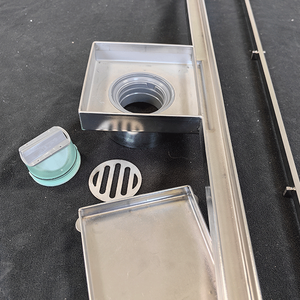 Narrow-Edge Linear Floor Drain with Inspection Function, Anti-Odor, and Anti-Backflow
