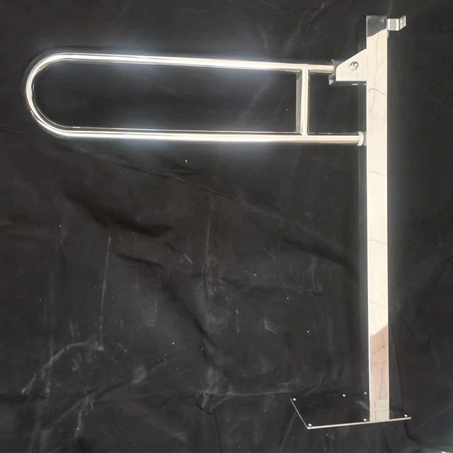HR-DUO Flip-Up Floor-Mounted Toilet Grab Bar
